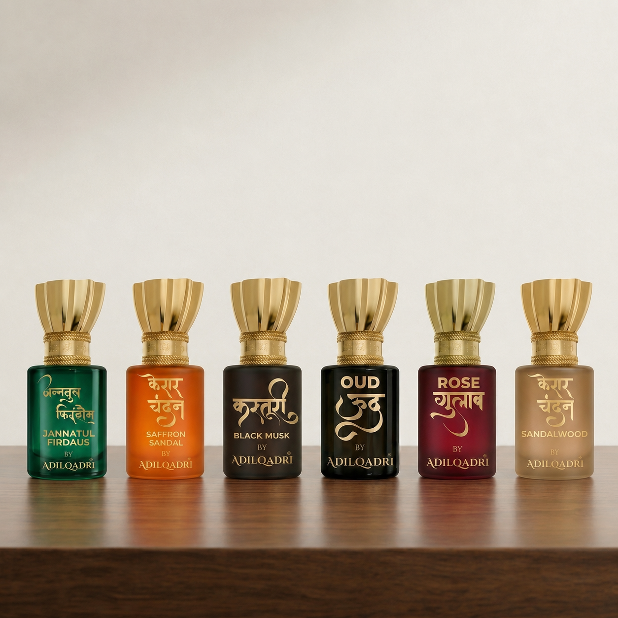 Pack Of 6 Traditional Attar Combo 5.5ml Each