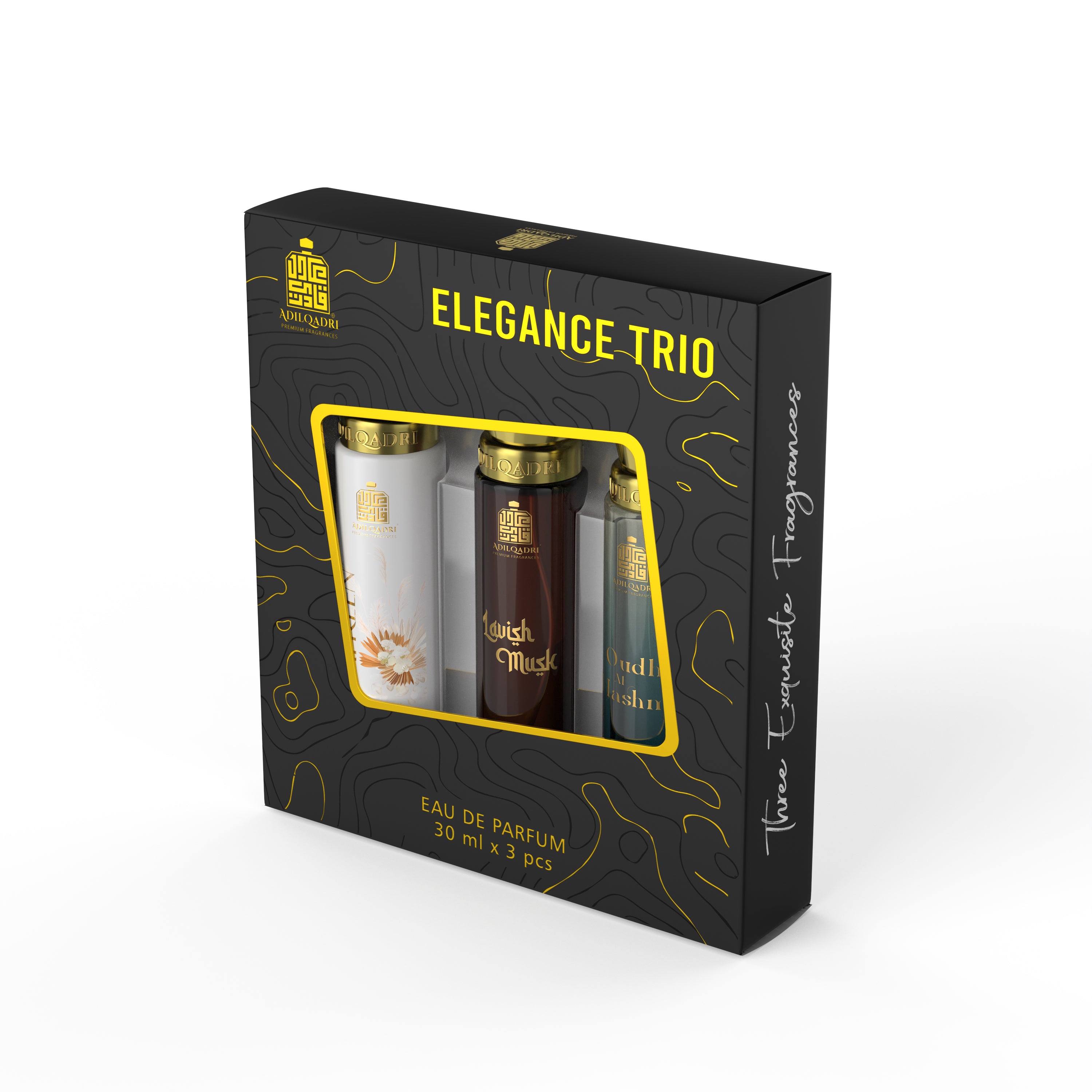 Elegance Trio 3 Pcs Premium Perfume Spray 30ml x 3