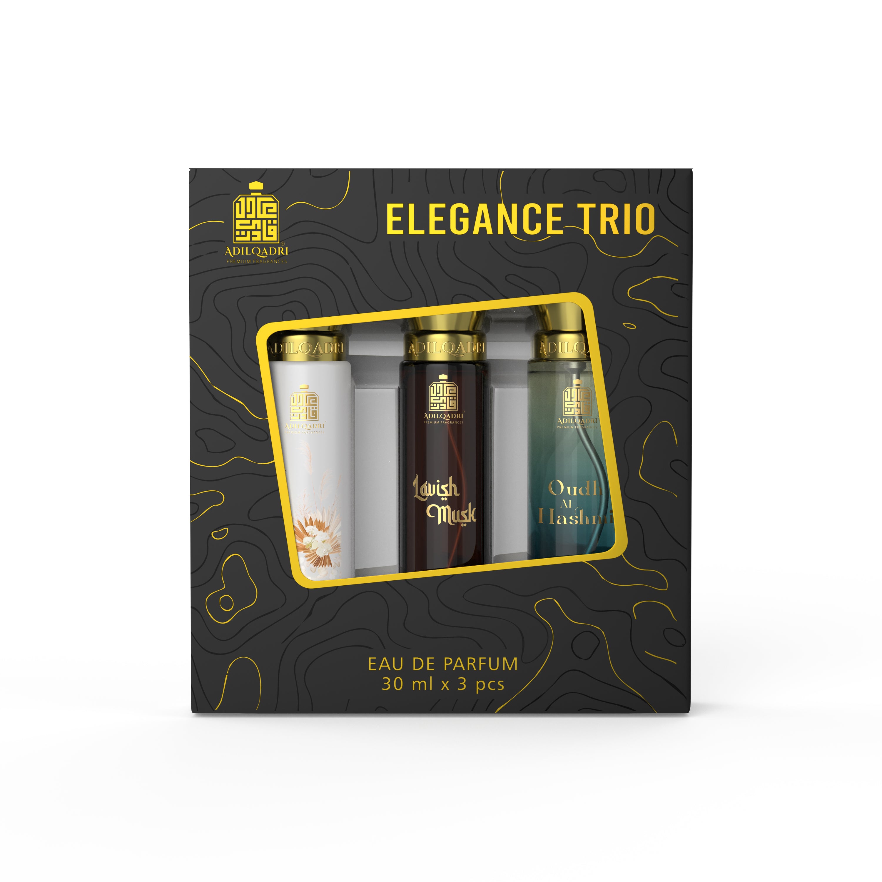 Elegance Trio 3 Pcs Premium Perfume Spray 30ml x 3