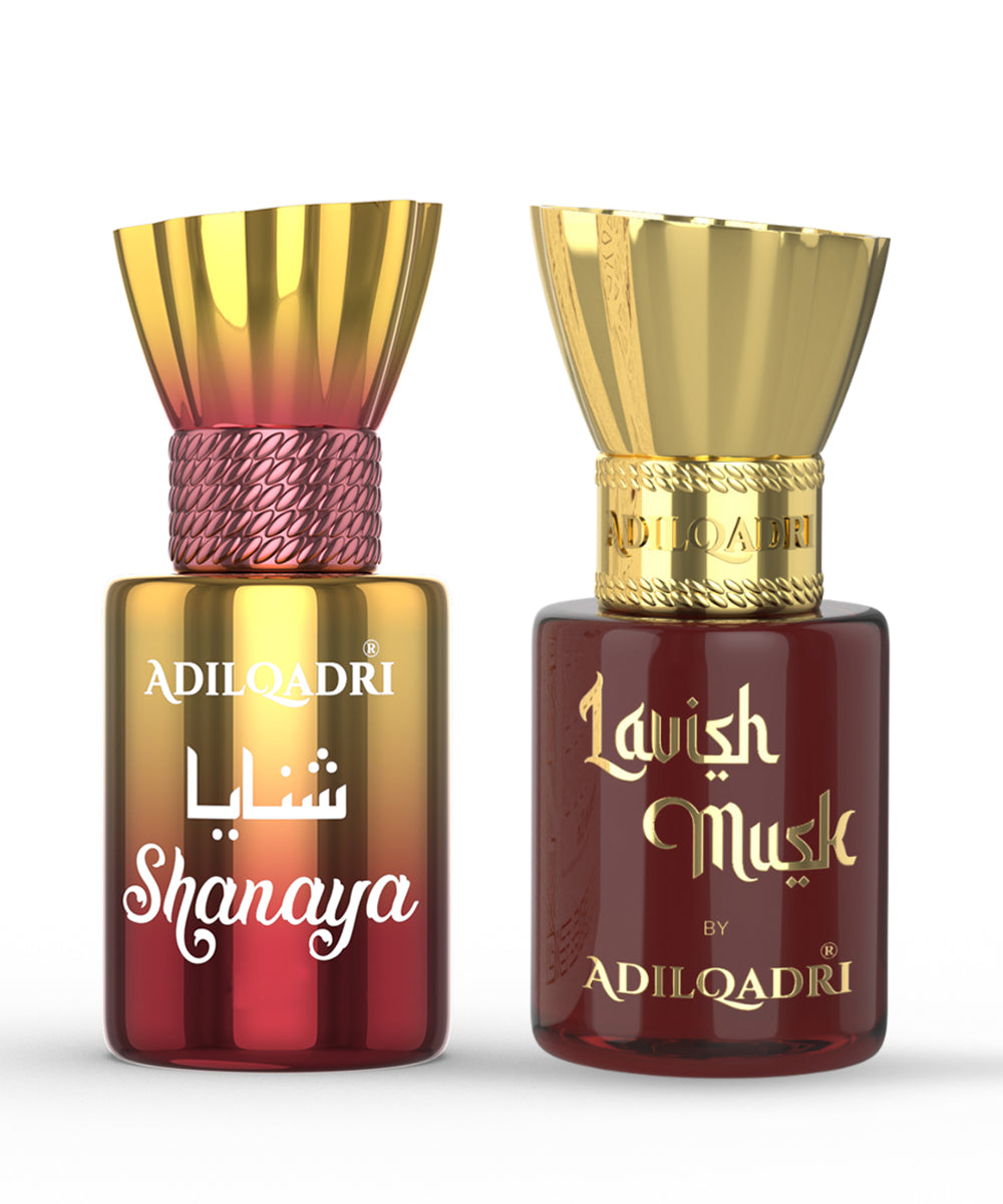 2 Pcs Attar Set Shanaya And Lavish Musk 5.5 Ml Each