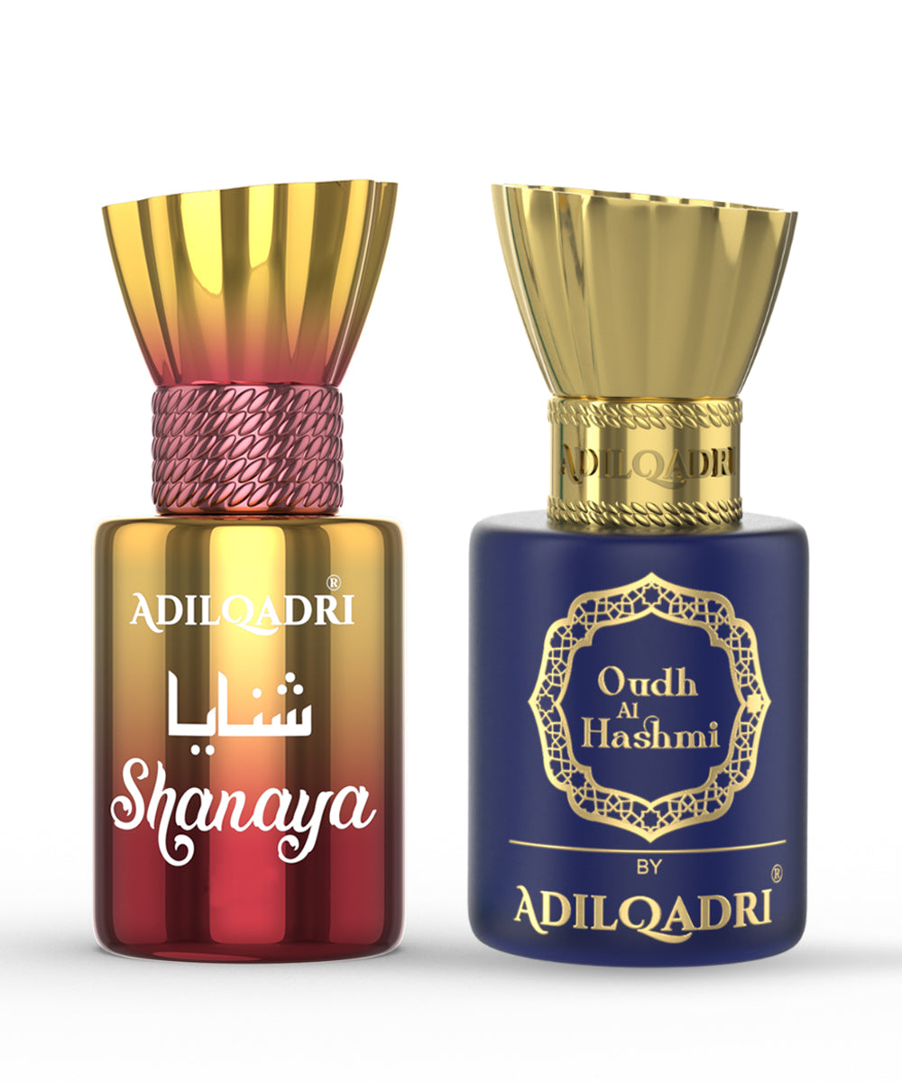2 Pcs Attar Set Shanaya And Oudh Al Hashmi 5.5 Ml Each
