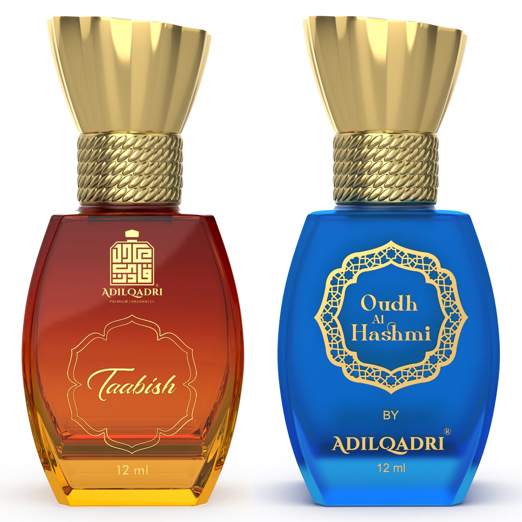 2 Pcs Attar Set Oudh Al Hashmi And Taabish 12 ML Each