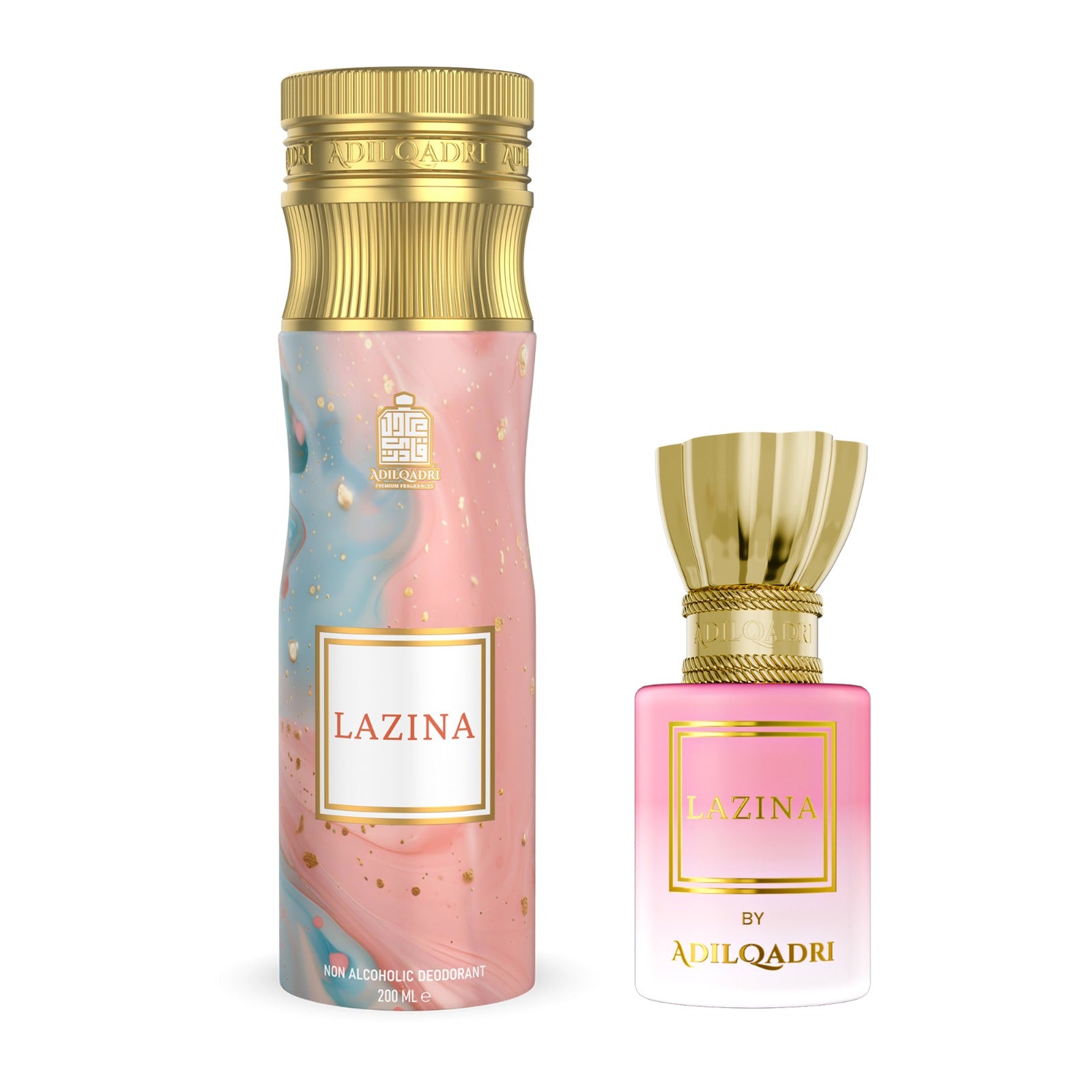 Pack of 2 Lazina Deodorant And Attar Combo