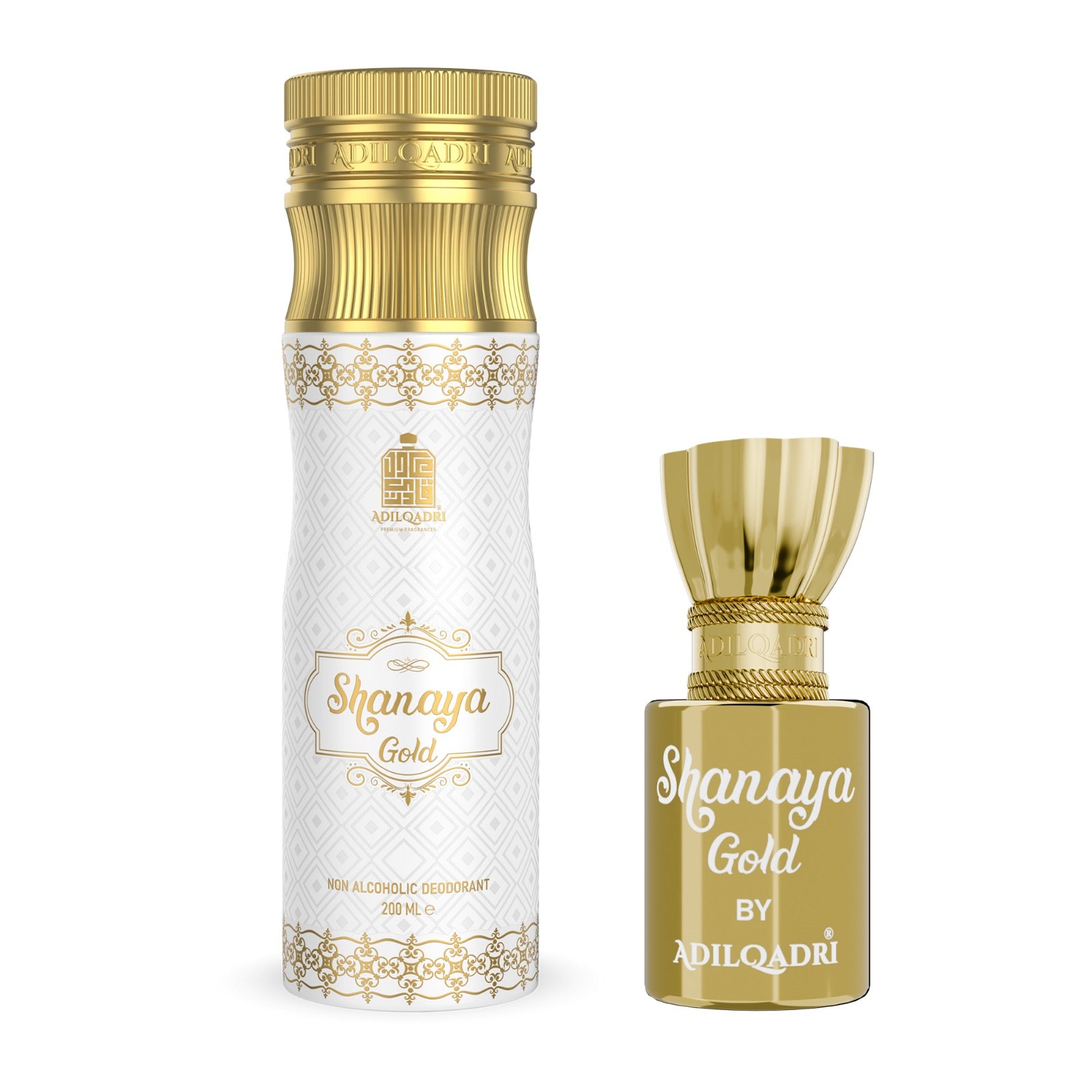 Pack Of 2 Shanaya Gold Deodorant And Attar Combo