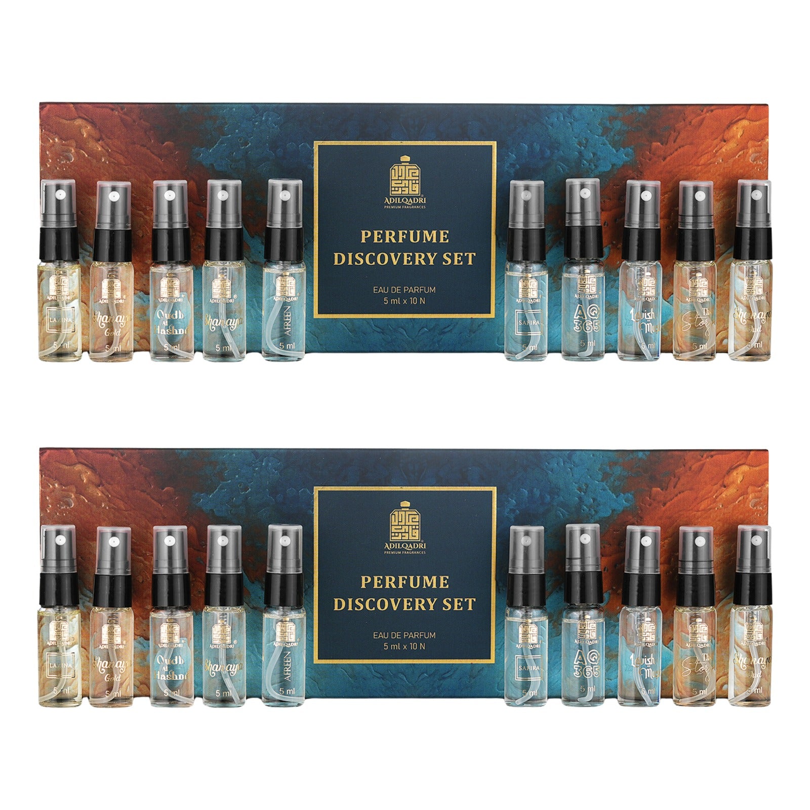 Perfume Discovery Set - Pack of 10 ( 5ml Each ) Perfume Spray