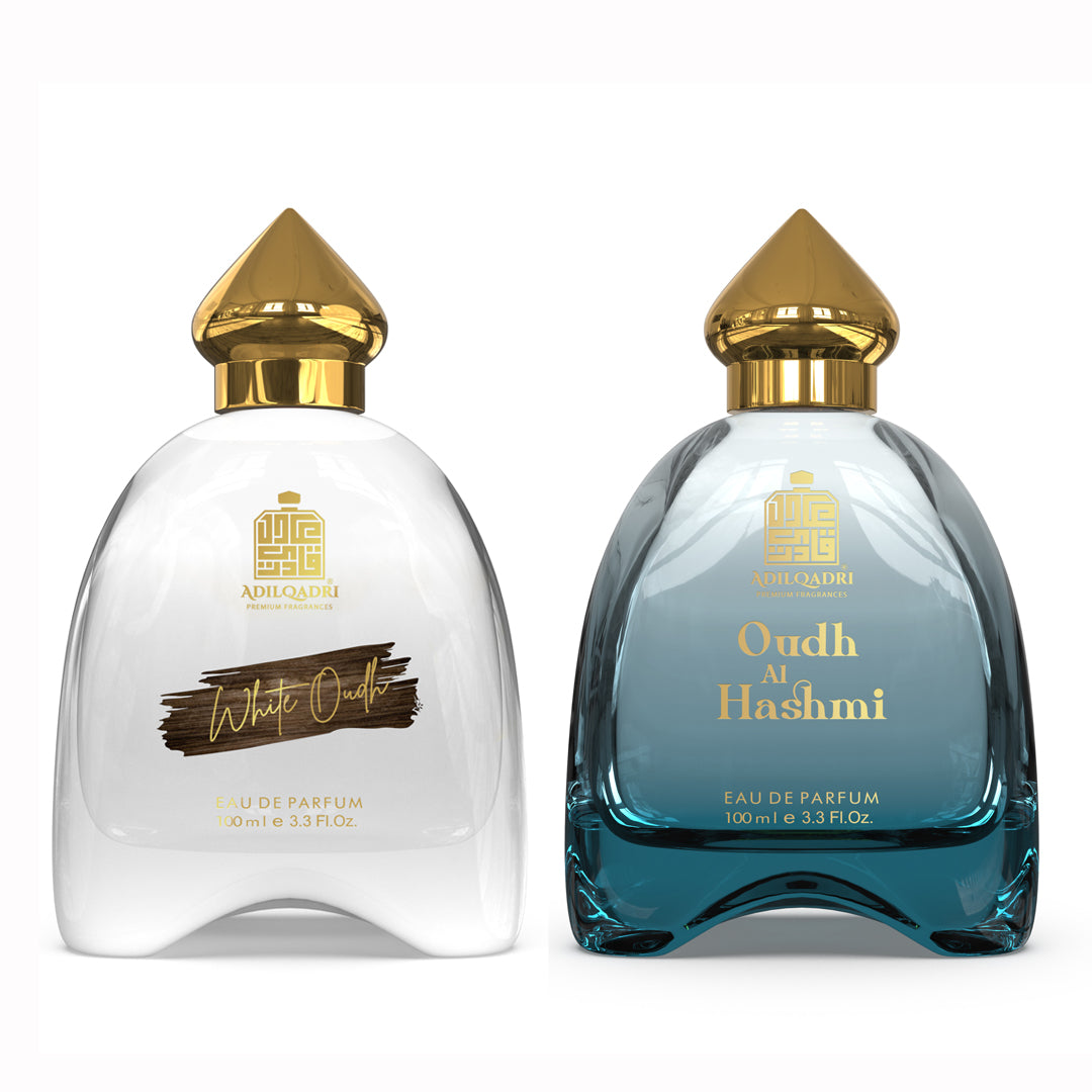 Pack Of 2 White Oudh And Oudh Al hashmi Perfume Spray 100 Ml Each