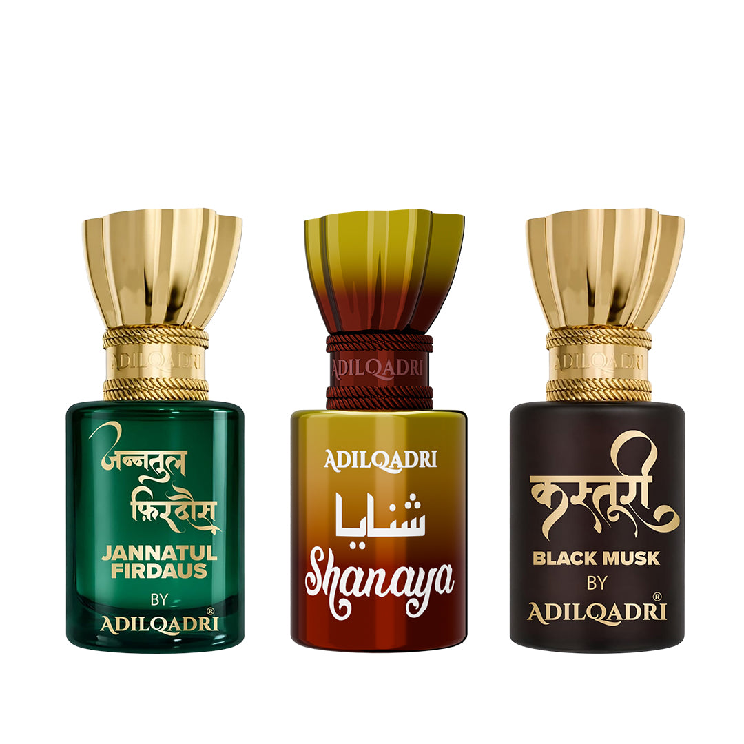 Jannatul Firdaus, Shanaya And Kasturi Pack of 3 5.5 ML Each