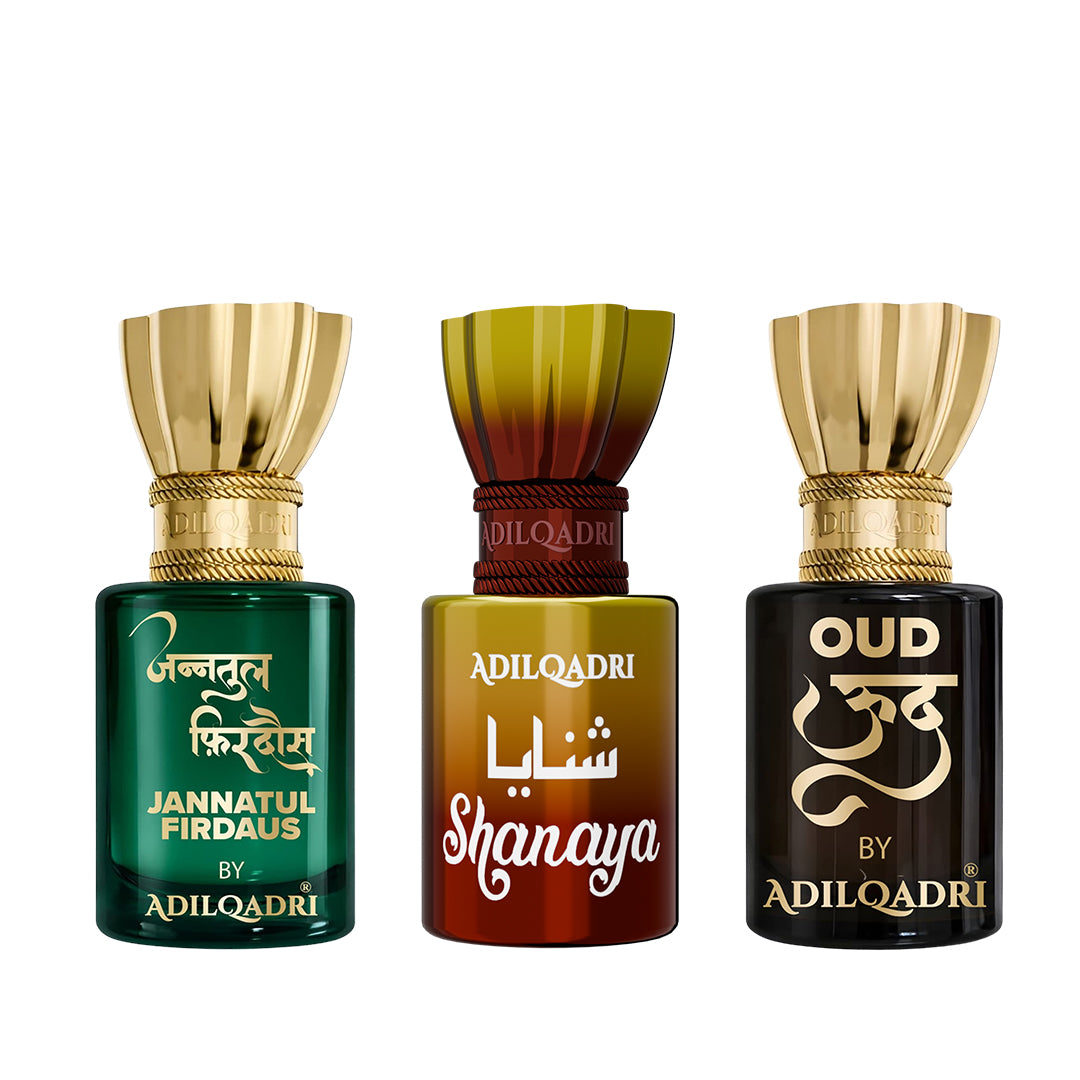 Adilqadri Pack of 3 Attars 5.5 ML Pack of 3 · 5.5 ml (16.5 ml total) - Image 1