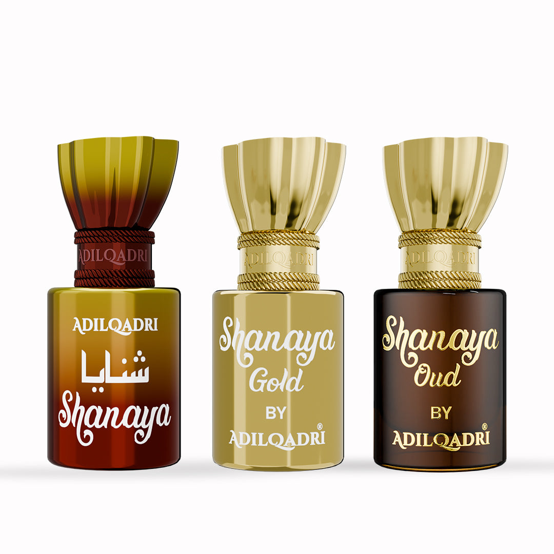 Pcs Attar Set Shanaya, Shanaya Gold And Shanaya Oud ML Each