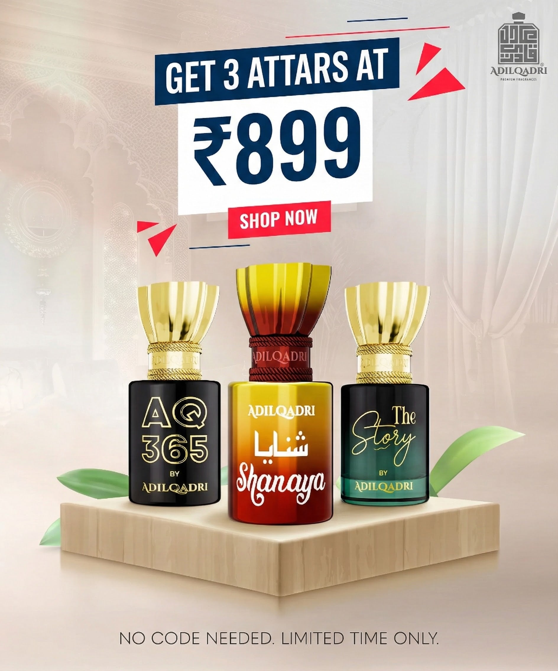 Get 3 Perfumes at ₹899