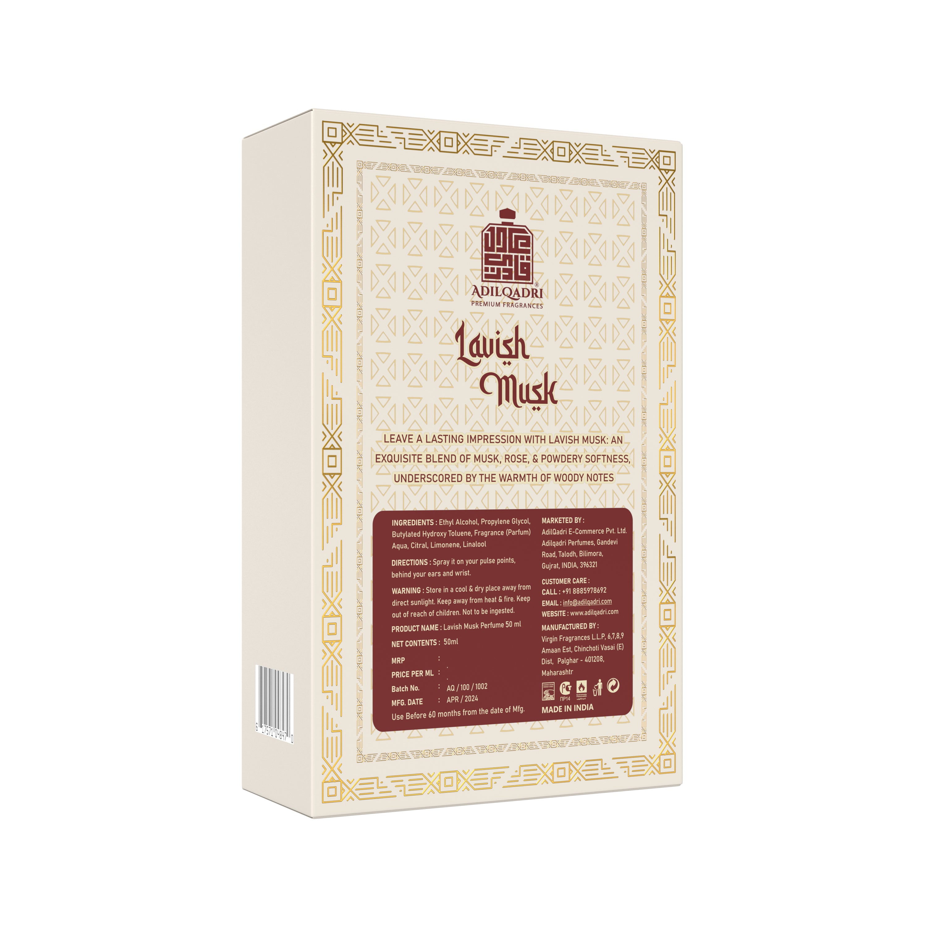 Lavish Musk Perfume Spray