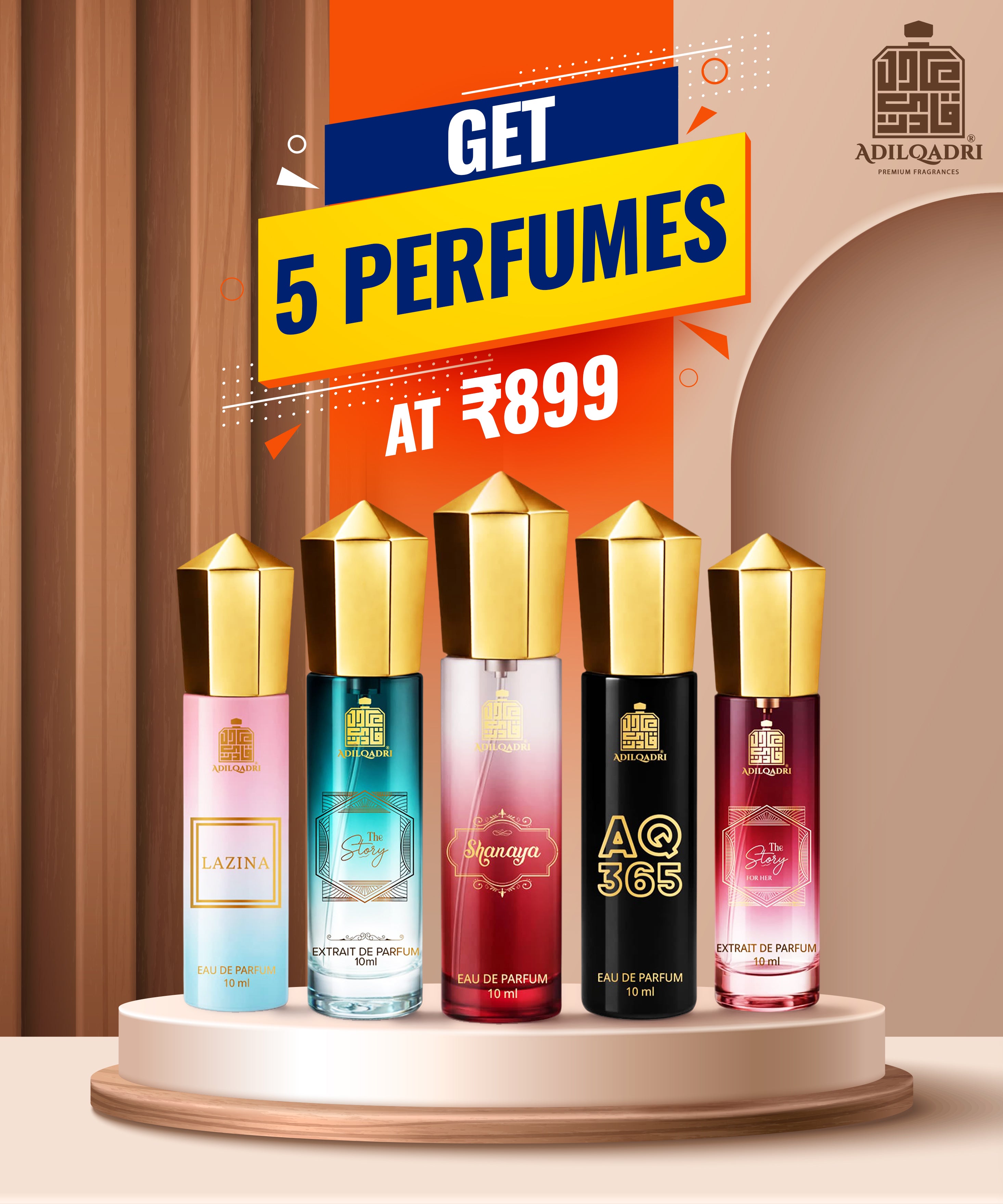 Get 5 Perfumes at ₹899