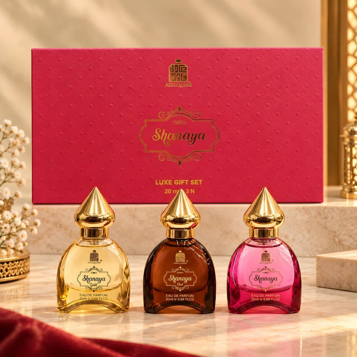 Shanaya Perfume Gift Set 3 Pcs Premium Perfume Spray