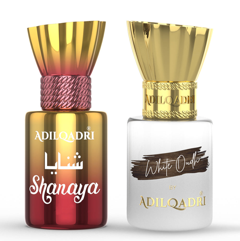 2 Pcs Attar Set Shanaya And White Oudh 5.5 Ml Each