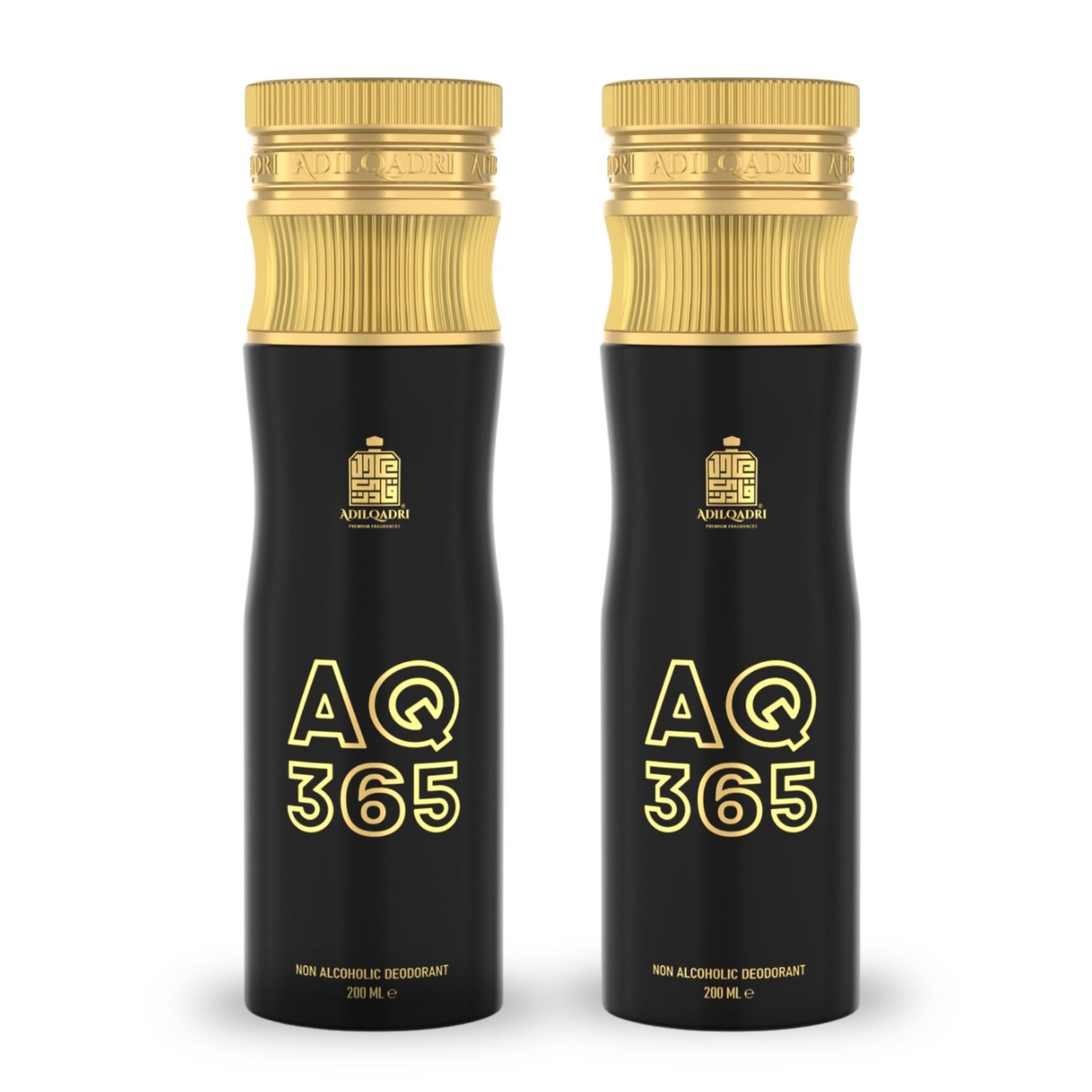 Pack of 2 AQ 365 Non-Alcoholic Deodorant Body Spray 200 ML