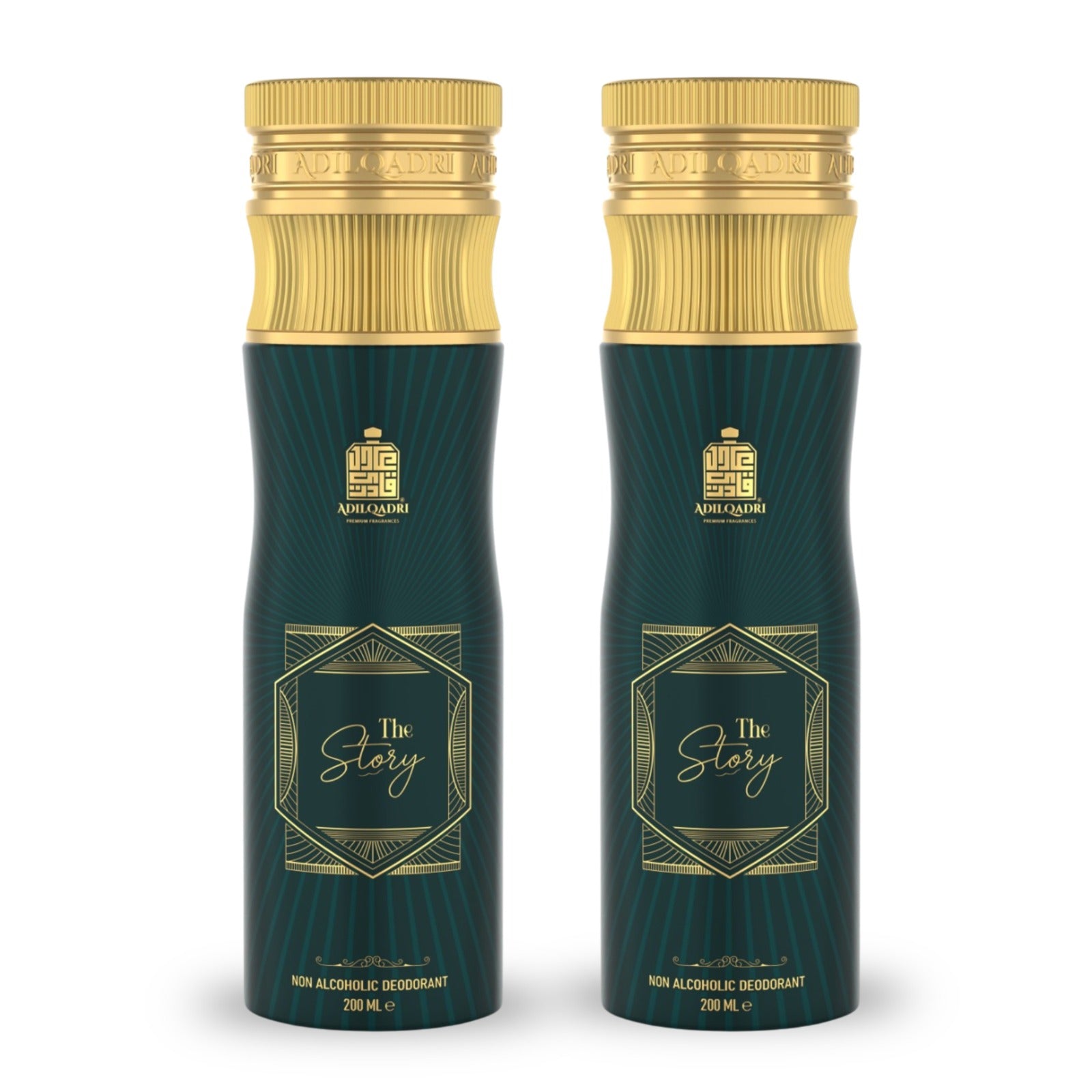 Pack of 2 The Story Non Alcoholic Deodorant Body Spray 200 ML