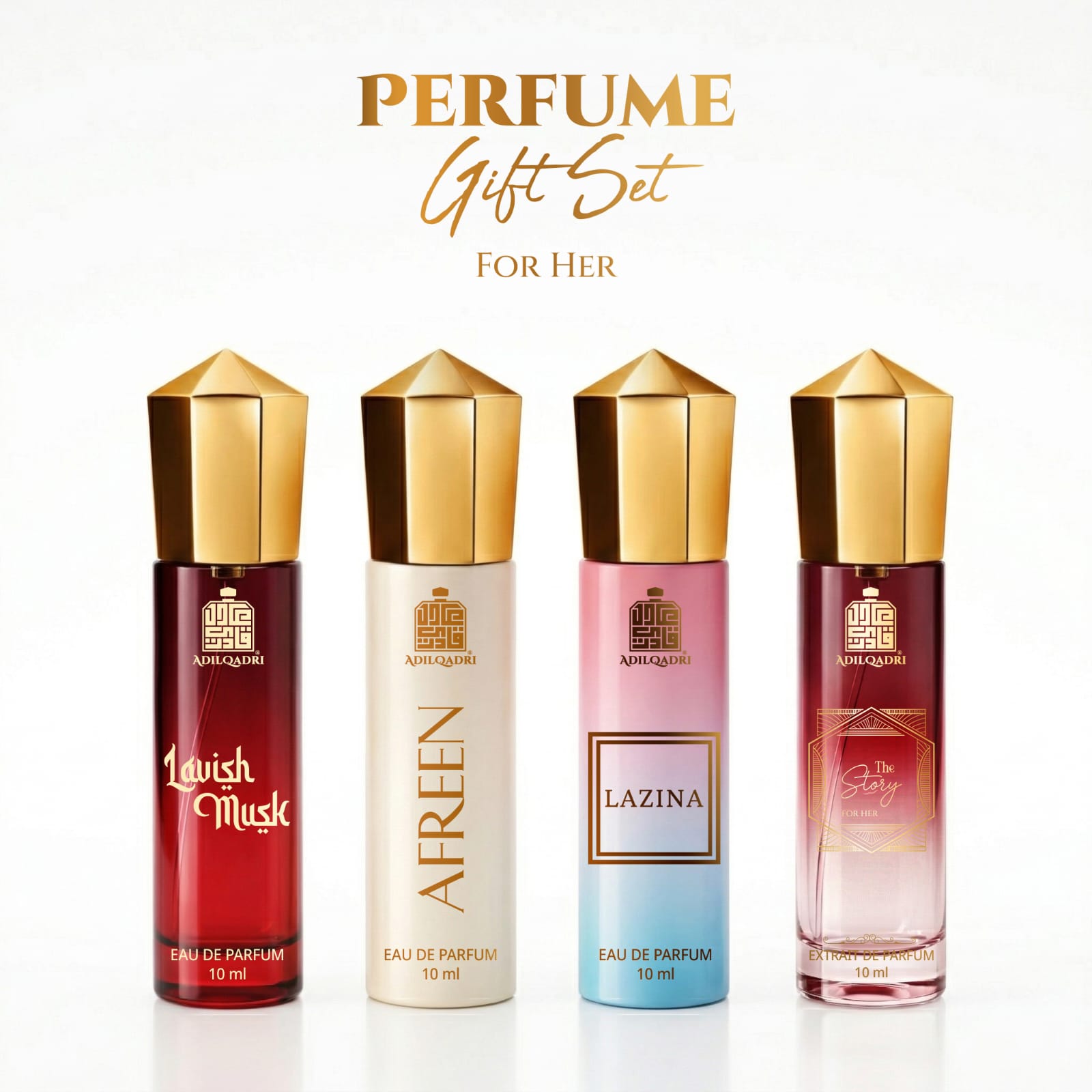 Perfume Gift Set For Women 4 Pcs Set of Premium Perfume Spray