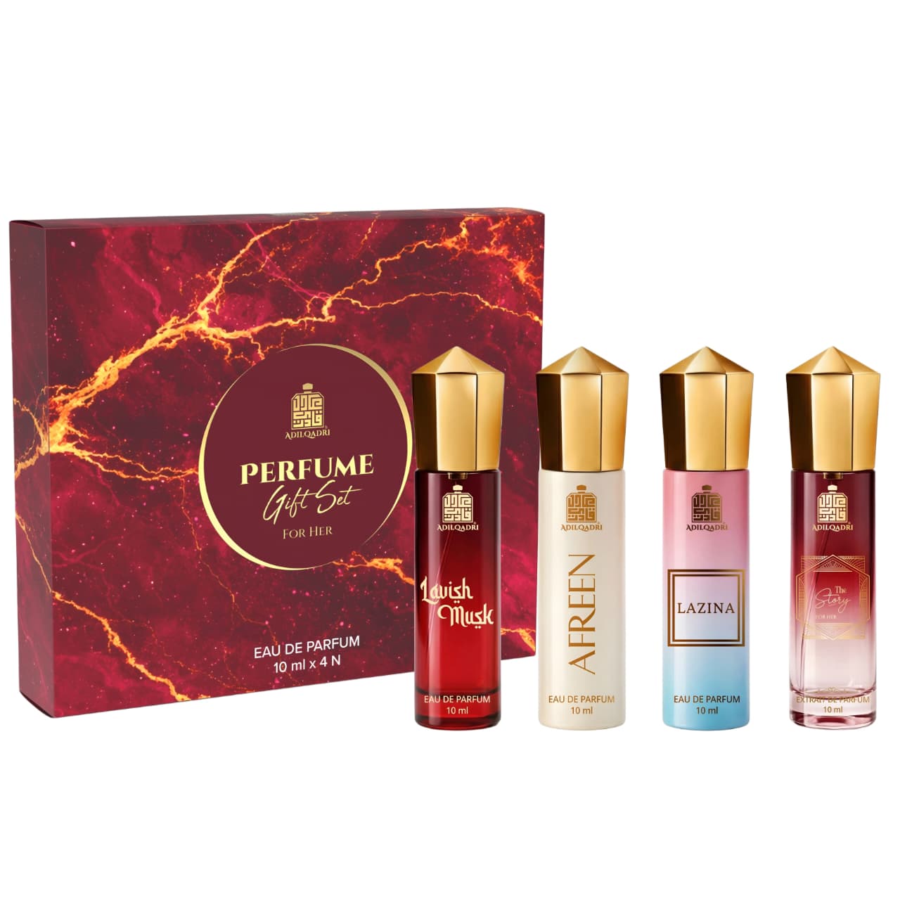 Perfume Gift Set For Women 4 Pcs Set of Premium Perfume Spray