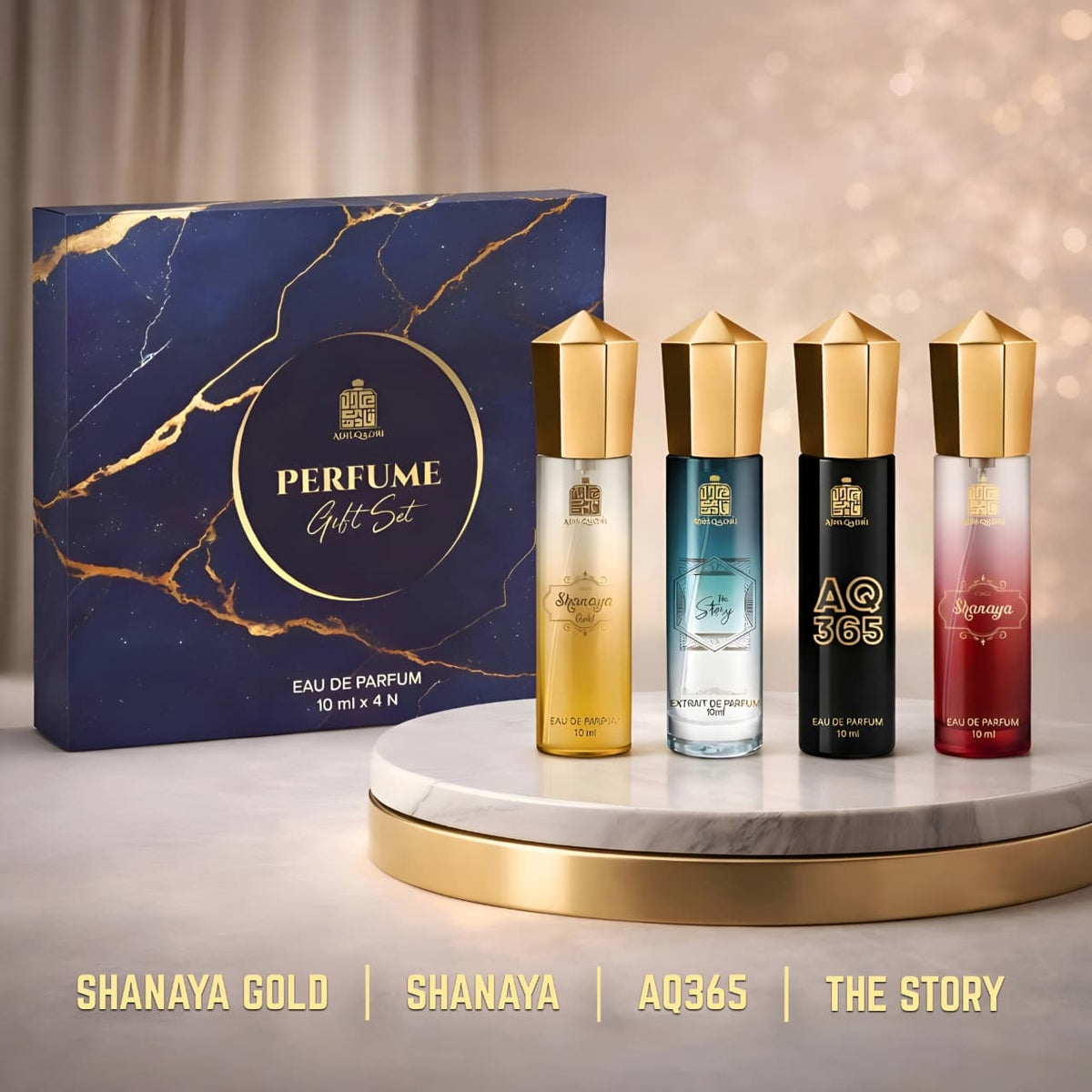 Adilqadri Perfume Gift Set 4 Pcs 10ml Each 4 Pieces - Image 1