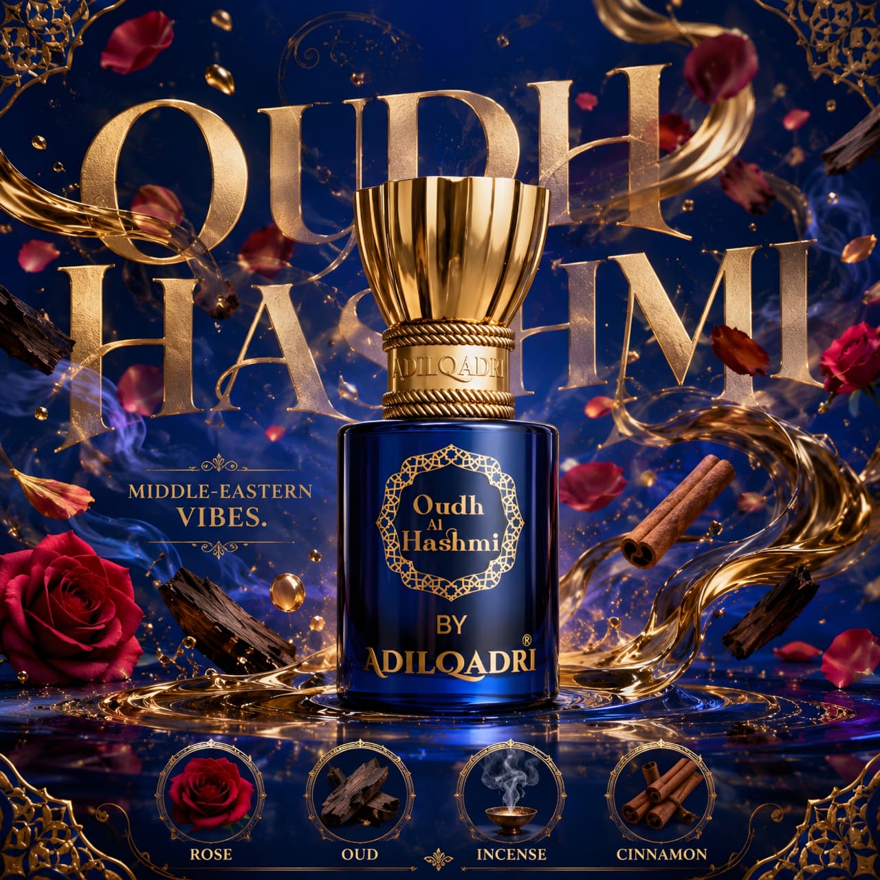 Oudh Al Hashmi Luxury Attar Perfume