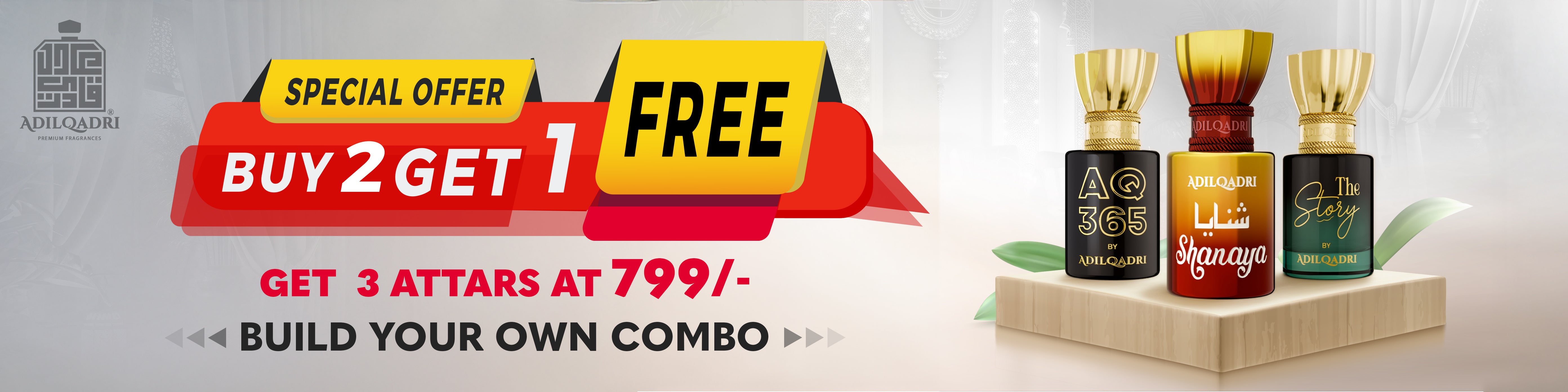 Buy 2 Get 1 Free Offer