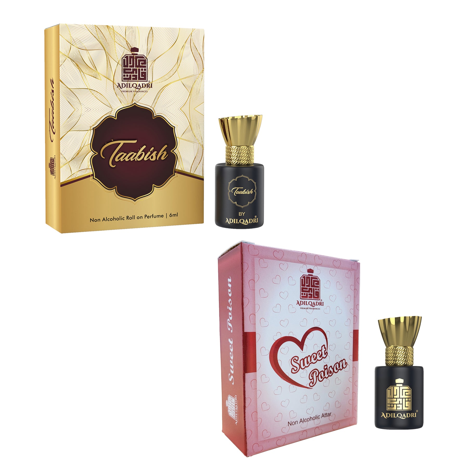 (COMBO) Taabish & Sweet Poison Premium Quality Attar Perfume (6 ML Each)