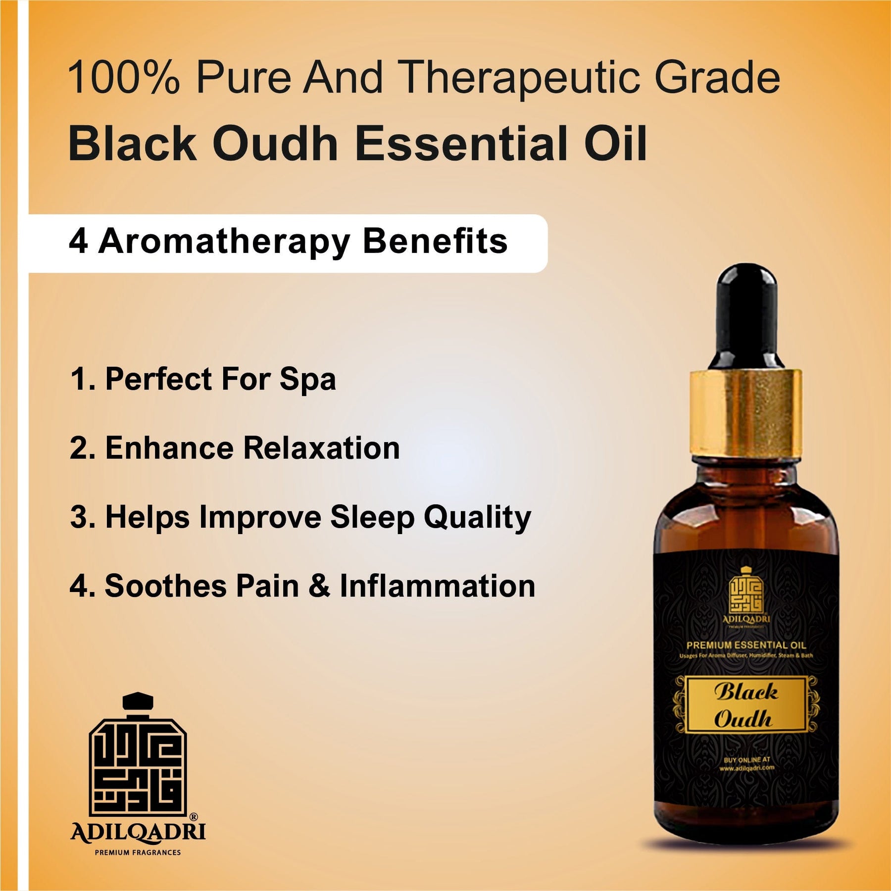 Black Oudh Aroma Diffuser Oil