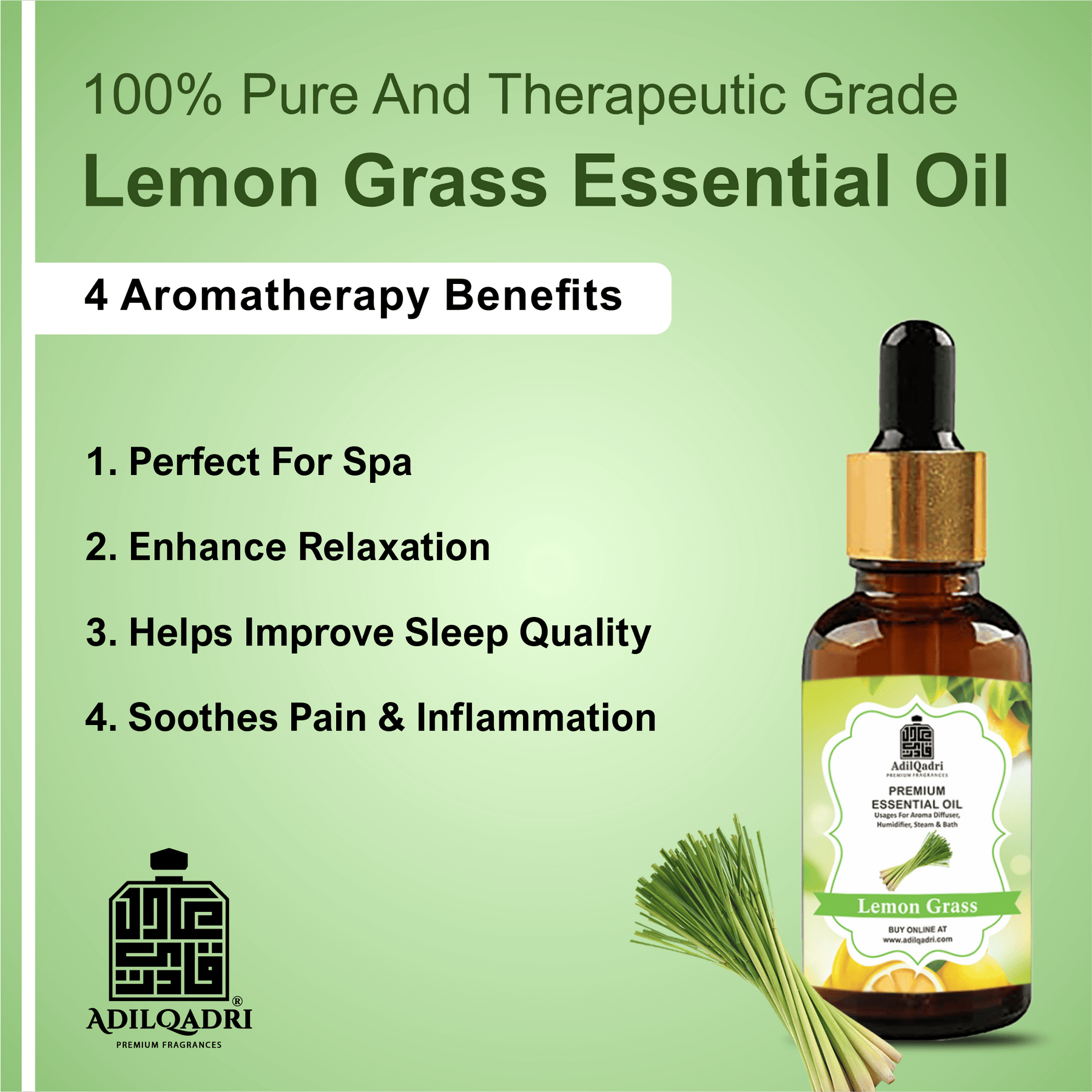 Lemon Grass Aroma Diffuser Oil