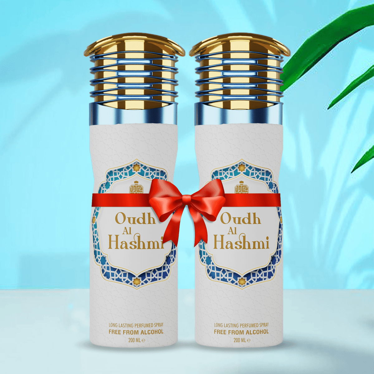 Oudh Al Hashmi Alcohol Free Premium Deodorant Body spray 200 ML pack of 2 Body spray
