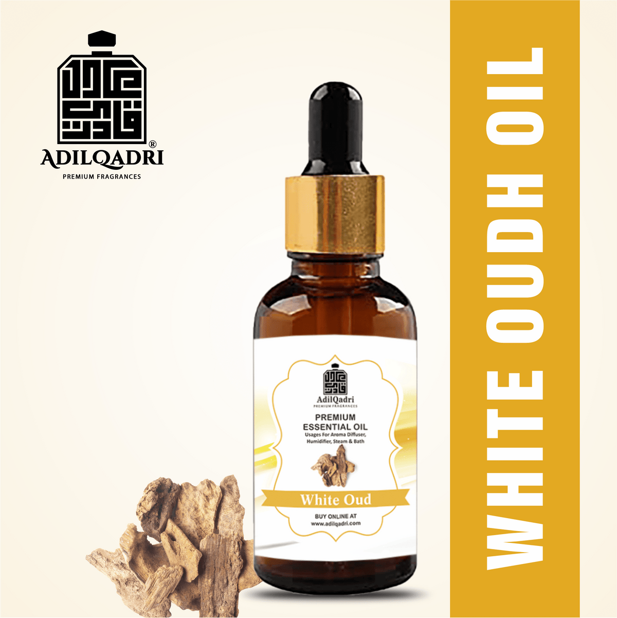 White Oudh Aroma Diffuser Oil